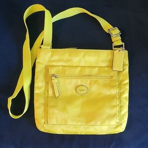 Coach Vibrant Yellow Crossbody Bag